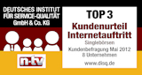 Kundenurteil Internetauftritt - TOP 3