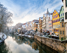 Silvester im romantischen Tübingen am Neckar